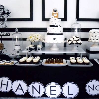 Chanel No. 30 Dessert Table {30th birthday celebration ideas}